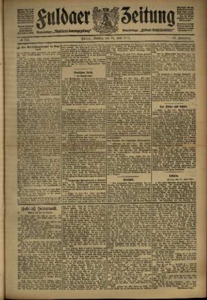 Ausgabe vom Montag, den 31. Juli 1911.