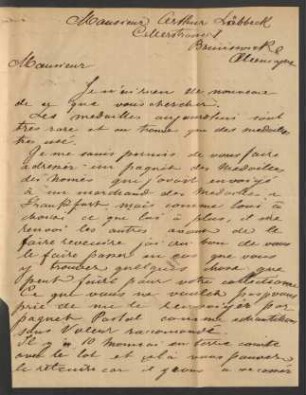 Briefe von Giovanni Dattari, Kairo : 26.05.1898