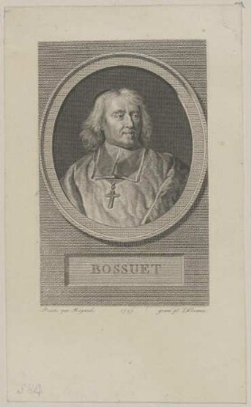 Bildnis des Jacques Bénigne Bossuet