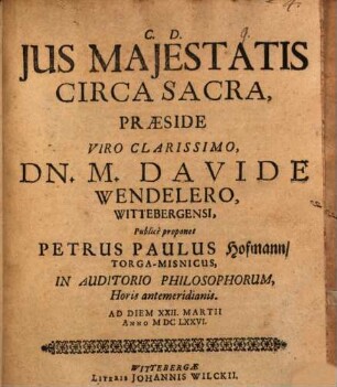 Ius maiestatis circa sacra