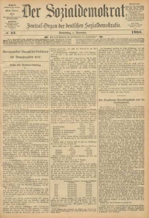 No 45. Donnerstag, 5. November 1885.