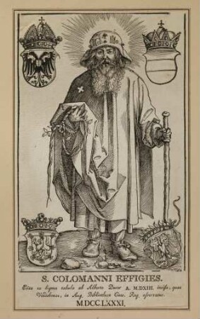 Der heilige Koloman (Johannes Stabius als St. Koloman)