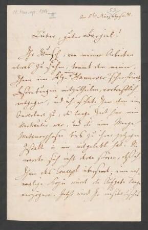 Brief an Woldemar Bargiel : 08.03.1853