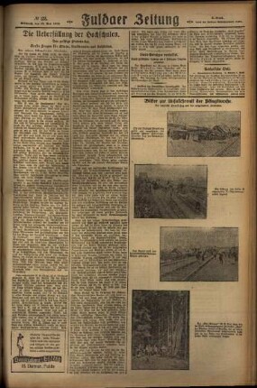 Dritte Ausgabe vom Mittwoch, den 29. Mai 1929.