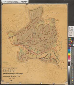 Schönholthausen (Finnentrop), Flurbereinigung Rönkhausen, Wege- und Gewässerplan Bl. 2