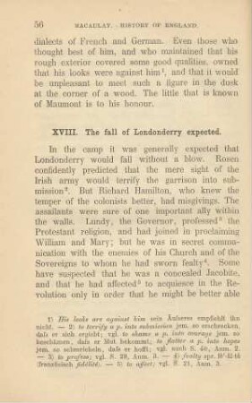 XVIII. The fall of Londonderry expected