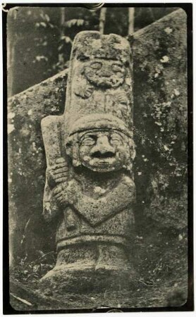 Steinfigur der San-Agustín-Kultur, Kolumbien [Kolumbien. San Agustin]
