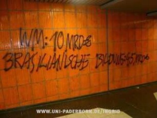 WM: 10 MRD {EURO} BRASILIANISCHE BILDUNG: 4,5 MRD {EURO}