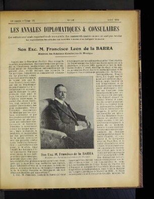 Son Exc. M. Francisco Leon de la Barra