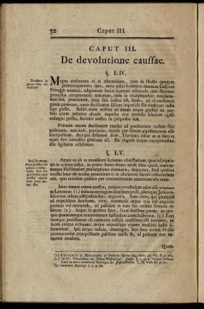 Caput III. De devolutione caussae.