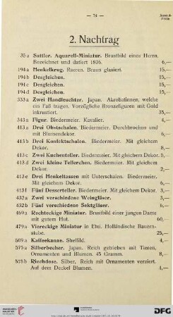 2. Nachtrag (Nr. 35a-575b)