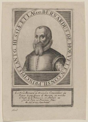Bildnis des Bernardus de Hoevelen