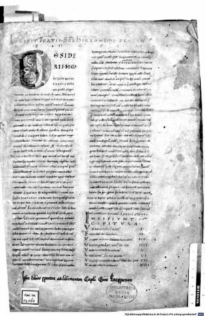 Biblia sacra (Pentateuch, Josue, Judicum, Ruth, Jeremias, Lamentationes Jeremiae, Isaias, Ezechiel, Daniel) - BSB Clm 14061