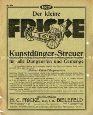 Kunstdünger-Streuer