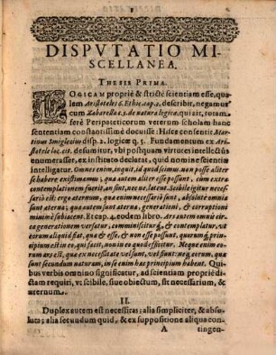 Disputatio miscellanea, ex omnibus fere partibus philosophiae
