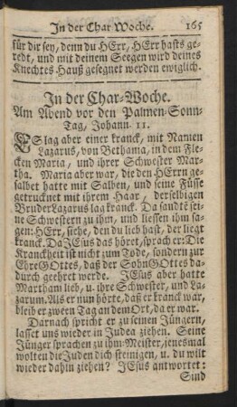 In der Char-Woche