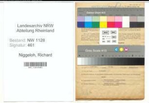 Entnazifizierung Richard Niggeloh , geb. 28.09.1917 (Polizist)