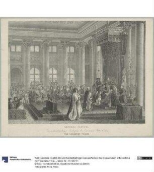 General Capitel des vierhundertjährigen Secularfestes des Souverainen Ritterordens vom Goldenen Vliese, 22. Mai 1830