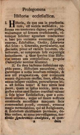 Synoptica manuductio ad disciplinas sacratiores : ex historia ecclesiastica universali excerpta