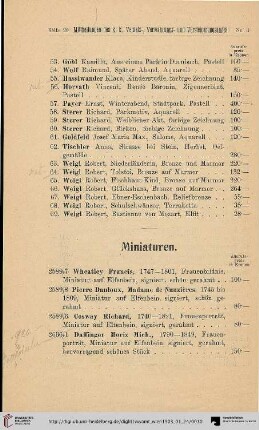 Miniaturen (Nr. 2589/7-2636/1)