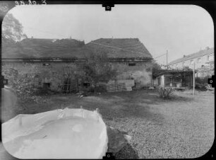 Stolpen-Rennersdorf-Neudörfel, Hauptstraße 6. Scheune. Rückseite