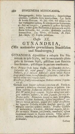 Classis XX. Gynandria