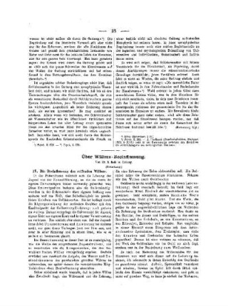 Über Willens-Beeinflussung : (Fortsetzung)