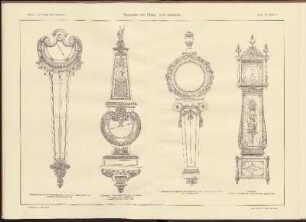 Barometer und Uhren. XVIII. Jahrhundert.