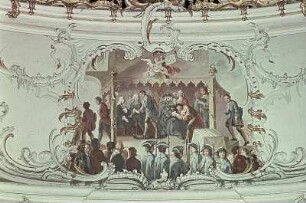 Huldigung vor Franz Christoph von Hutten auf dem Lande