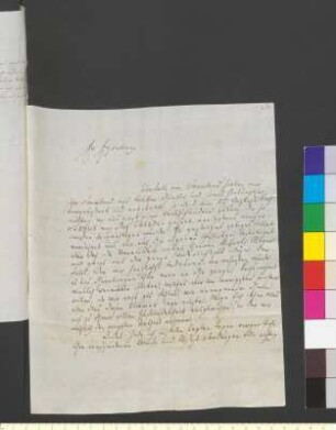 Brief von Frommann, Karl Friedrich Ernst an Goethe, Johann Wolfgang von