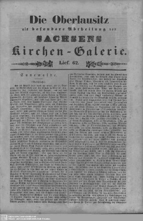 Cunewalde (Beschluß), Oppach : 62. Lieferung