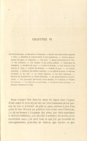 Chapitre VI. Souvenirs du Japon. - ...