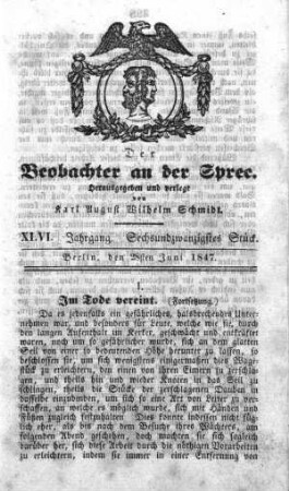 26. Stueck, 28. Juni 1847
