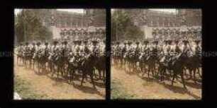 Kürassiere im Siebenjährigen Krieg, Kaiserhuldigung, Wien