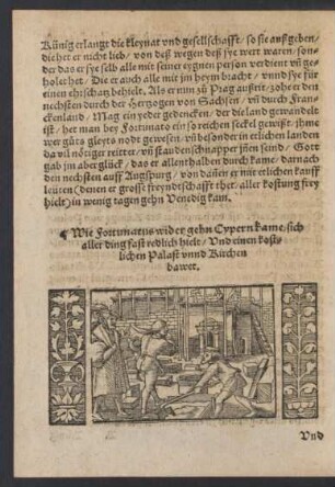 Wie Fortunatus wider gehn Cypern kame ...