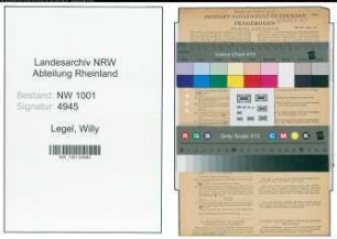 Entnazifizierung Willy Legel, geb. 15.09.1910 (Elektromeister)
