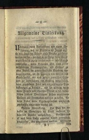 Allgemeine Einleitung