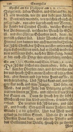 Ev. am XXIV. Sonnt. nach Trin. Matt. 9. v. 18-26.