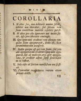 19-20, Corollaria