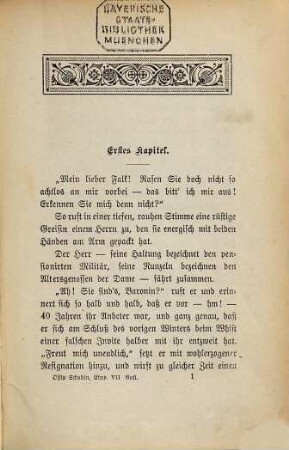 Ehre : Roman von Ossip Schubin