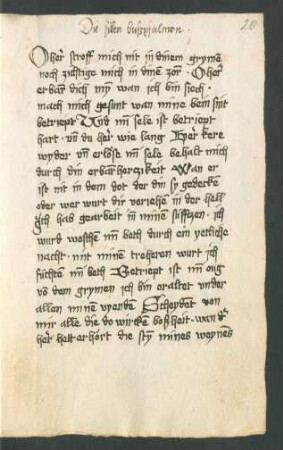 Bußpsalmen mit Litanei, dt.