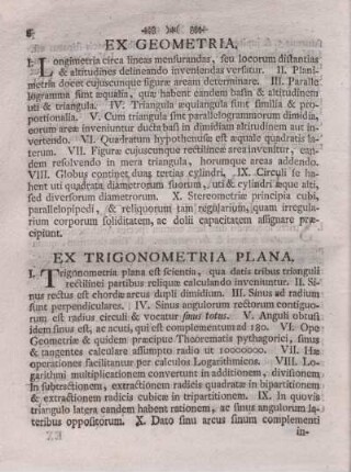 Ex Trigonometria Plana.