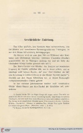 Geschichtliche Einleitung