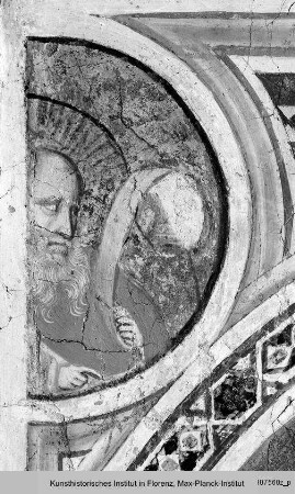 Kapellenausmalung : Altar- und Grabbild: Maria mit Kind, Nikolaus und Franziskus