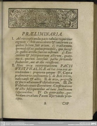 Praeliminaria