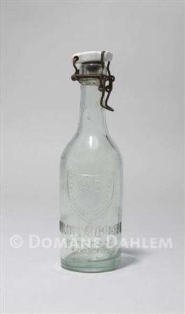 Flasche "Wilhelm Graebe Potsdam", mit Bügelverschluss