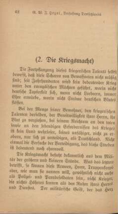 (2. Die Kriegsmacht)