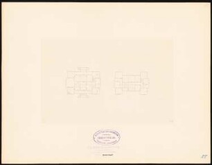 Villa: 2 Grundrisse