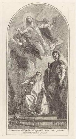 Mariä Himmelfahrt mit dem heiligen Georg und dem heiligen Antonius Abbas