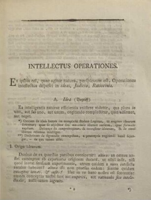 Intellectus operationes.